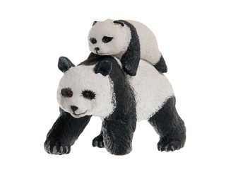 Панда с детенышем. Вид 1