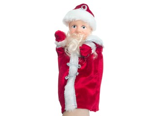 Кукла-перчатка Дед мороз. Вид 1