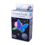 3D головоломка Crystal Puzzle Бабочка голубая