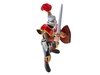 Рыцарь в шлеме с пером красный. Вид 2